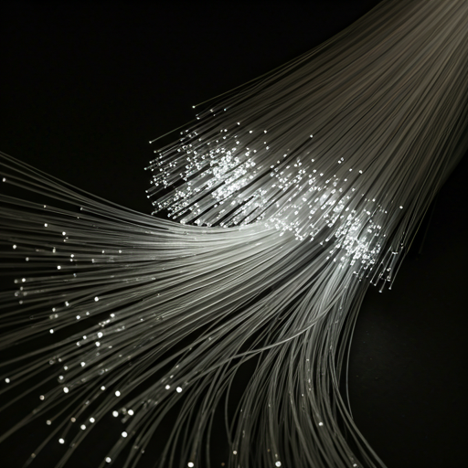 Abstract fiber optic visualization